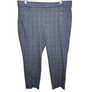 Grey Plaid Sloan Dress Pants Size 16